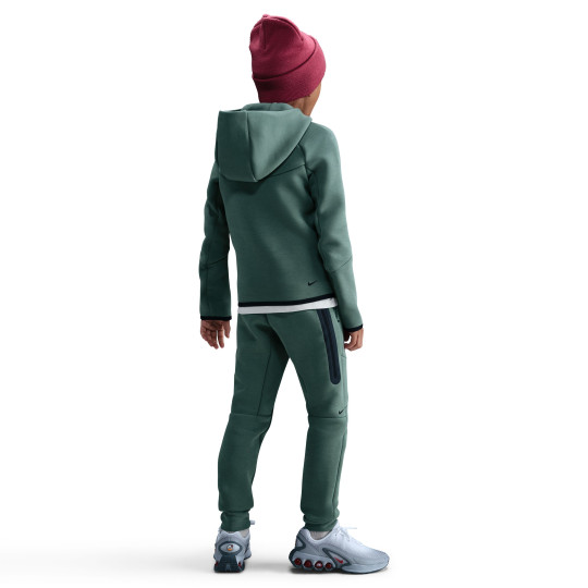 Nike Tech Fleece Sportswear Joggingbroek Kids Donkergroen Zwart