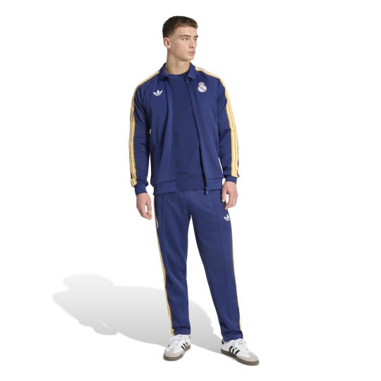 adidas Real Madrid Originals Trainingspak Full-Zip Donkerblauw Wit Goud