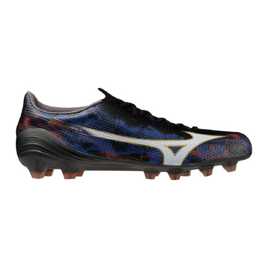 Mizuno Alpha III Japan Gras Football Boots (FG) Black Blue Red Gold