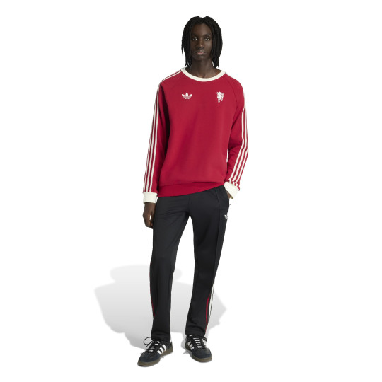 adidas Manchester United Originals Crew Survêtement Rouge Noir Blanc