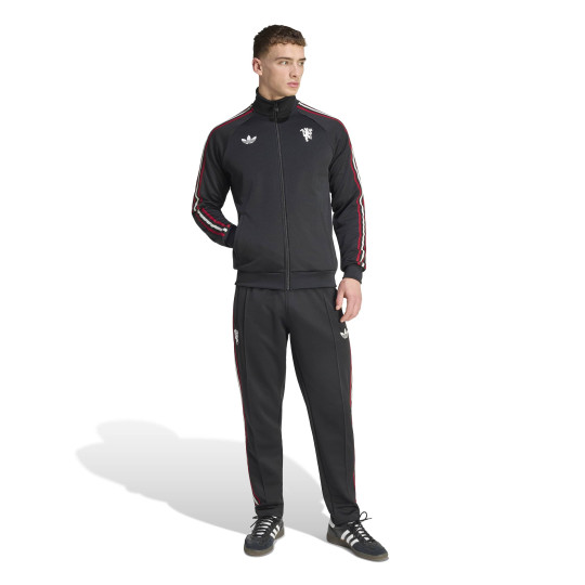 adidas Manchester United Originals Trainingspak Full-Zip Zwart Wit Rood