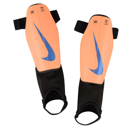 Nike Charge Protège-Tibias Enfants Orange Bleu-Mauve Noir