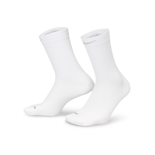 Nike Lightweight Crew Sports Socks White Black Silver