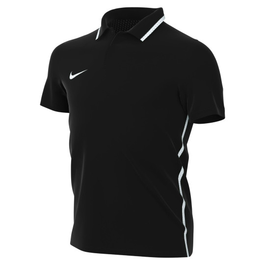 Nike Dri-FIT Park 26 Polo 1/4 Knoop Kids Zwart Wit