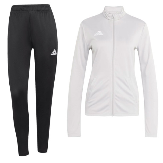 adidas Entrada 26 Trainingspak Full-Zip Dames Grijs Zwart