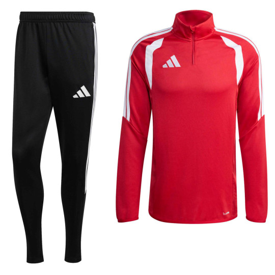 adidas Tiro 26 League Trainingspak 1/4-Zip Rood Zwart