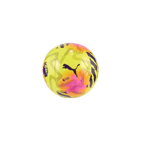 PUMA Orbita Premier League Lights Mini Ballon de Foot Taille 1 Jaune Orange Rose