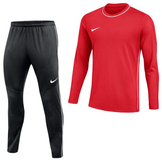 Nike Dri-FIT Park 26 Tracksuit Red Black