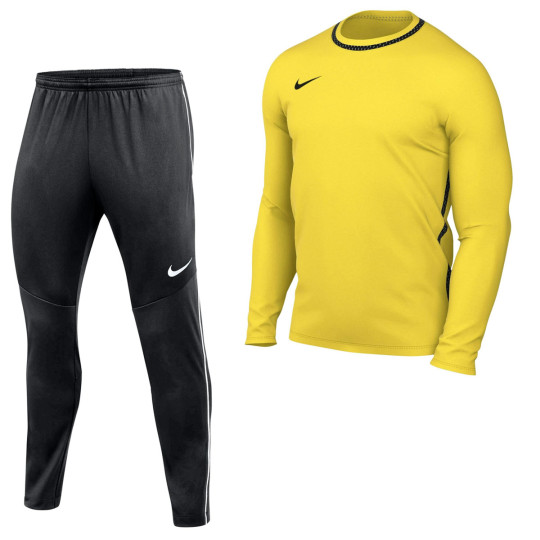 Nike Dri-FIT Park 26 Tracksuit Yellow Black