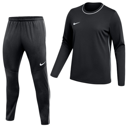 Survêtement Nike Dri-FIT Park 26 pour Femmes, noir et blanc
