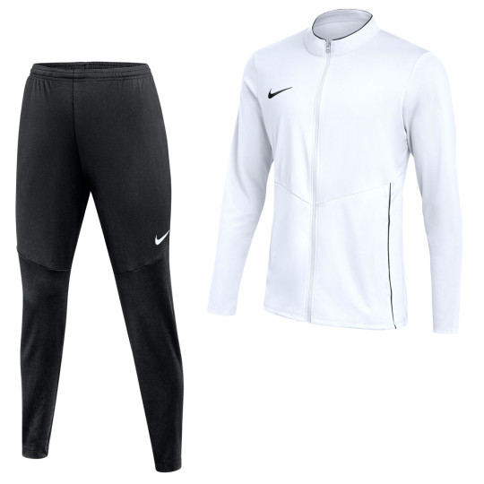 Nike Dri-FIT Park 26 Full-Zip Kids Tracksuit White Black