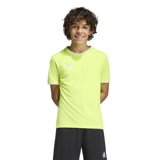 Maillot de football adidas Entrada 26 pour Enfants, jaune vif, blanc