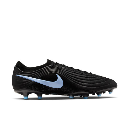 Nike Tiempo Maestro Elite Gazon Artificiel Chaussures de Foot (AG) Noir Bleu Clair