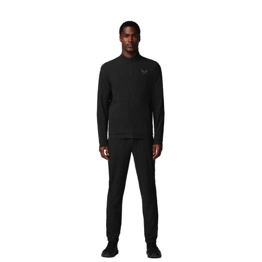 Castore Flex Lifestyle Trainingspak Full-Zip Zwart Donkergrijs
