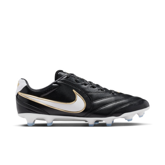 Nike Tiempo Pro Ligera Gras Football Boots (FG) Black White Gold