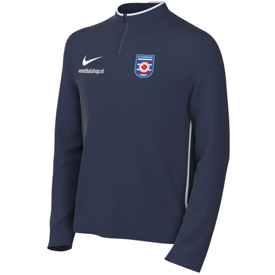FC Oudewater Trainingstrui 1/4 Zip Junior Donkerblauw