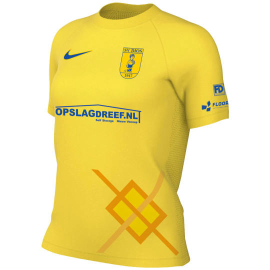SV DIOS Thuisshirt Korte Mouwen Dames Geel Blauw