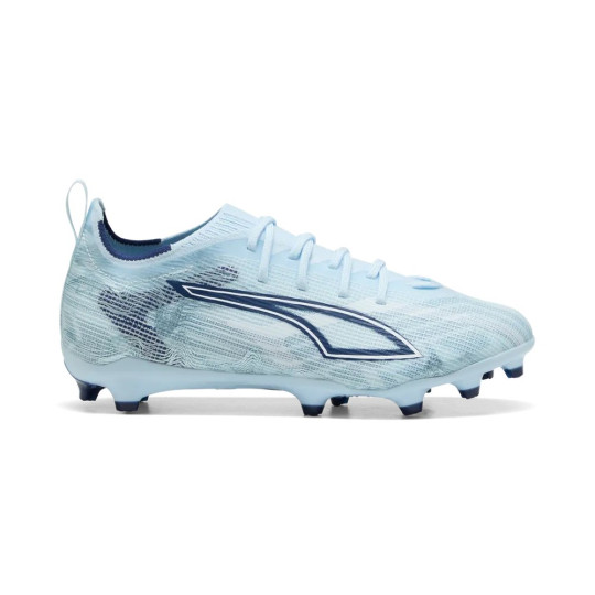 PUMA Ultra 6 Pro Gazon Naturel Artificiel Chaussures de Foot (MG) Enfants Bleu Clair Bleu Blanc