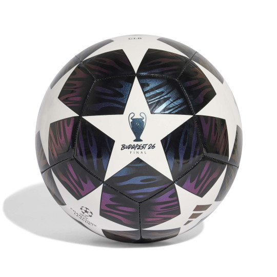 adidas UEFA Champions League Club Final Football Size 5 2025-2026 Black White Purple