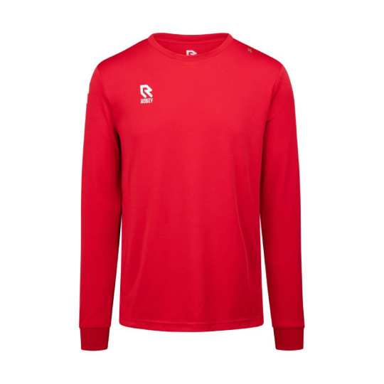 Robey Crossbar Trainingsshirt Lange Mouwen Kids Rood