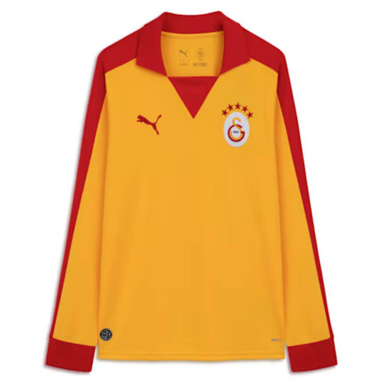 PUMA Galatasaray T7 Maillot Domicile Manches Longues 1980 Orange Rouge