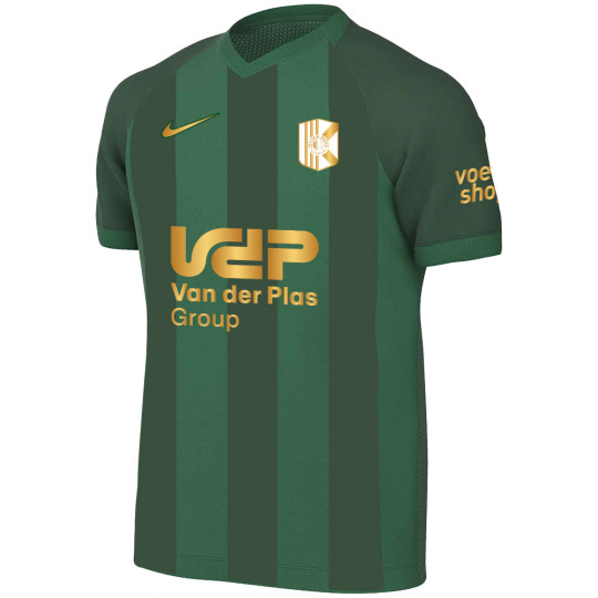 Quick Boys Uitshirt Junior Groen Wit