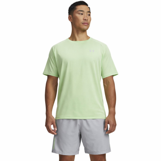 Under Armour Tech Textured Woven Trainingsset Lichtgroen Zilver Grijs