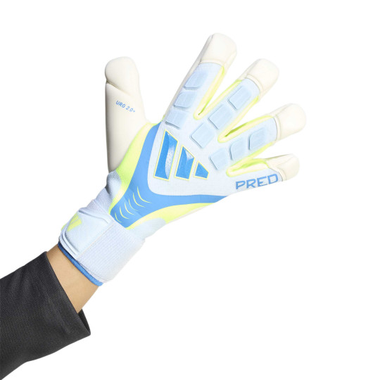 adidas Predator Pro Hys keepershandschoenen Lichtblauw Blauw Neongeel