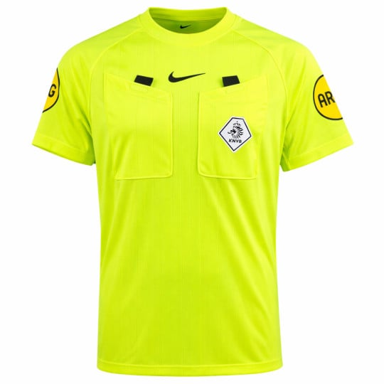 Nike KNVB Scheidsrechtersshirt 2026-2028 Neongeel Zwart