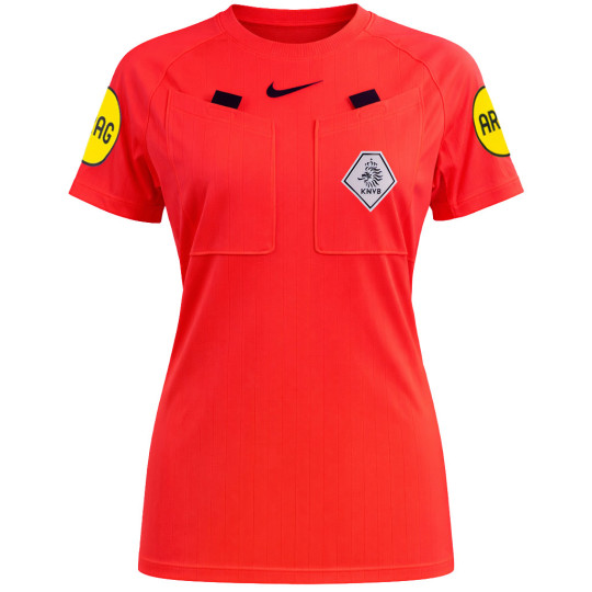 Nike KNVB Scheidsrechtersshirt 2026-2028 Dames Felrood Zwart