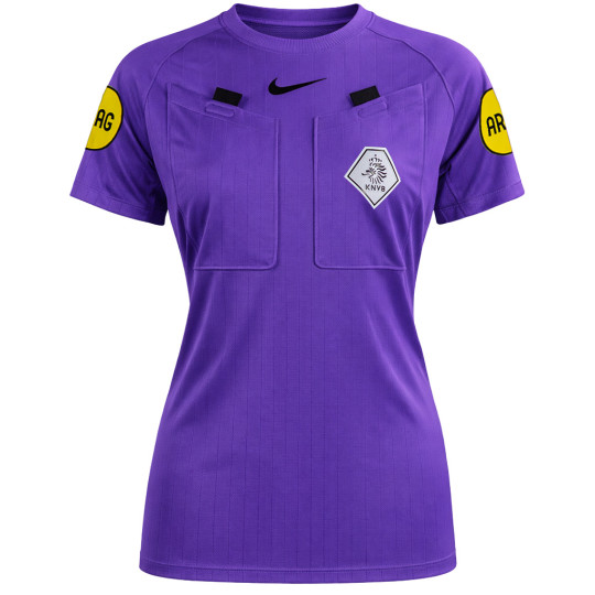 Nike KNVB Scheidsrechtersshirt 2026-2028 Dames Paars Zwart