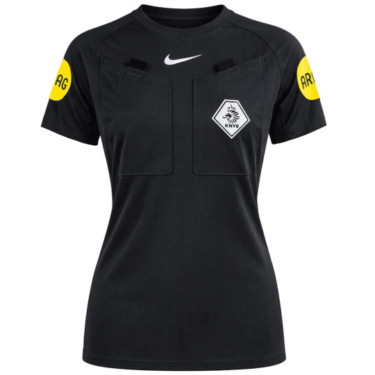 Nike KNVB Scheidsrechtersshirt 2026-2028 Dames Zwart Wit