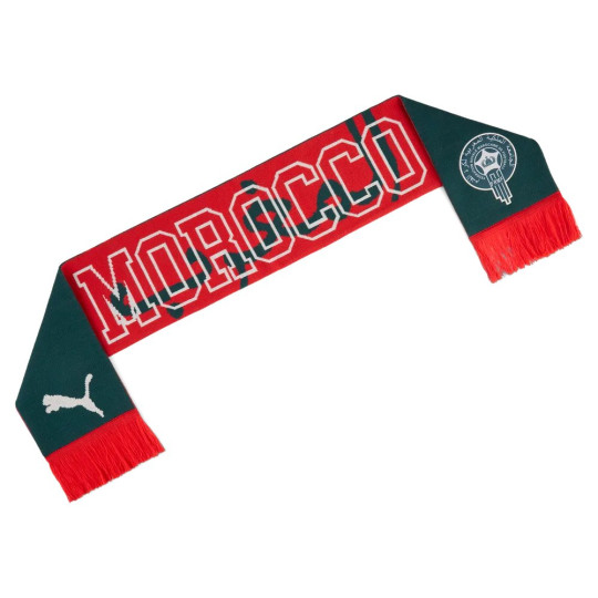 PUMA Marokko Culture Sjaal 2026-2028 Rood Groen Wit