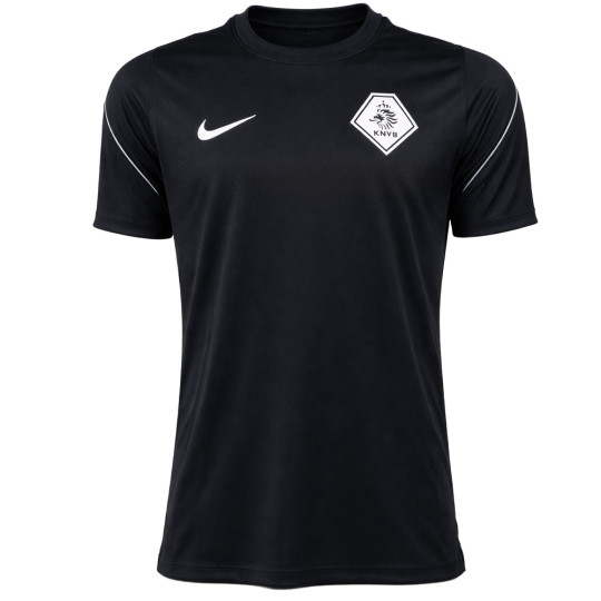 Nike KNVB Scheidsrechters Trainingsshirt 2026-2028 Zwart Wit