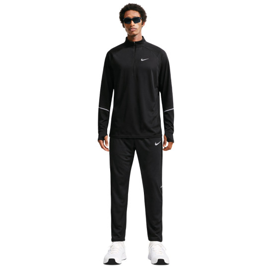 Nike UV Miler Trainingspak 1/4-Zip Zwart Zilver