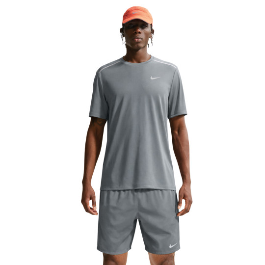 Nike UV Miler Trainingsset Donkergrijs Zilver