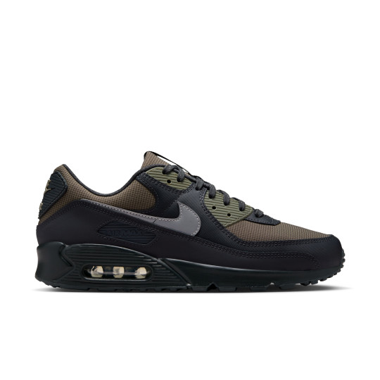 Nike Air Max 90 Baskets Noir Vert Brun Gris Foncé