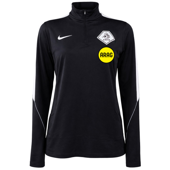 Nike KNVB ARAG Referees Training sweater 1/4-Zip 2026-2028 Women Black White