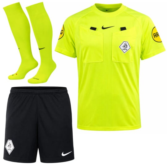Nike KNVB Scheidsrechterstenue 2026-2028 Neon Geel Zwart
