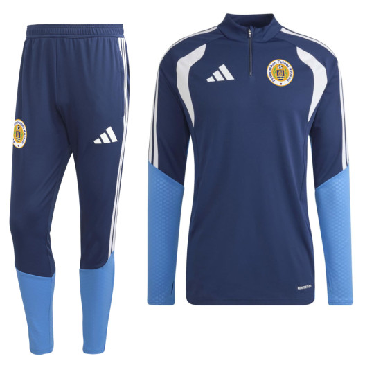adidas FFK Curacao Tracksuit 1/4-Zip 2026-2028 Dark Blue