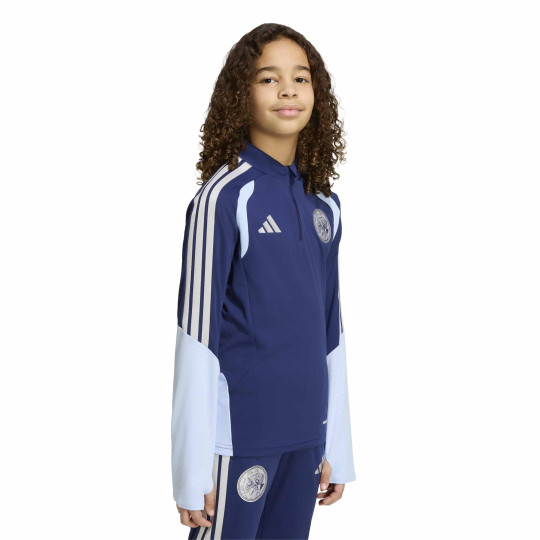 adidas Ajax Training sweater 1/4-Zip 2026-2027 Kids Dark Blue Light Blue