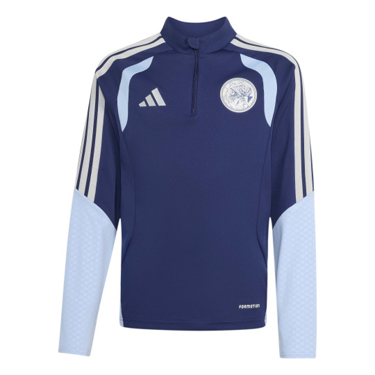 adidas Ajax Training sweater 1/4-Zip 2026-2027 Kids Dark Blue Light Blue