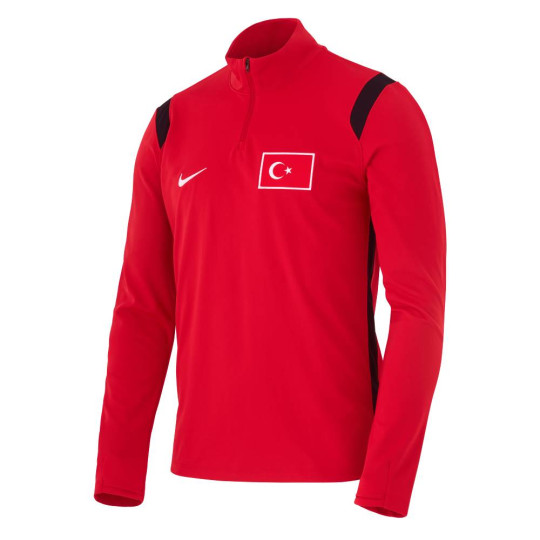 Nike Turkije Academy Pro Trainingstrui 1/4-Zip 2026-2028 Rood Zwart