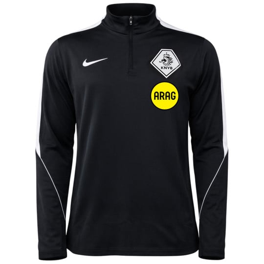 Nike KNVB ARAG Referees Training sweater 1/4-Zip 2026-2028 Black White