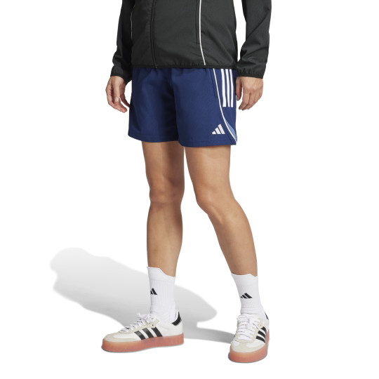 adidas Tiro 25 Competition Downtime Broekje Dames Donkerblauw Lichtblauw