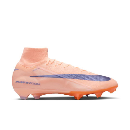 Nike Zoom Mercurial Superfly 10 LV8 Elite Gras Voetbalschoenen (FG) Zalmroze Donkerblauw Paars