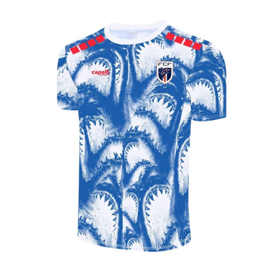 Capelli Cape Verde Pre-Match Training Shirt 2026-2028 Blue White Red