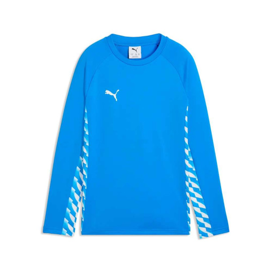 PUMA teamLIGA26 Sweater Kids Blauw Wit