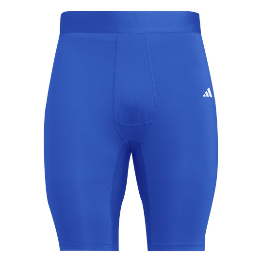 Pantalons de glisse adidas TechFit pour Enfants, bleu foncé