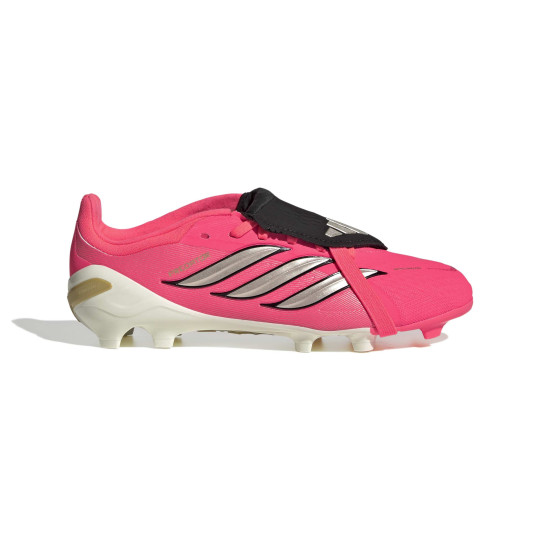 adidas Predator Elite FT Gras Football Boots (FG) Kids Hot Pink Silver Grey Black Gold